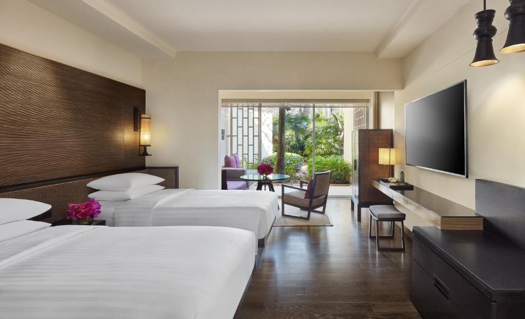 Postel nebo postele na pokoji v ubytování Hyatt Regency Hua Hin