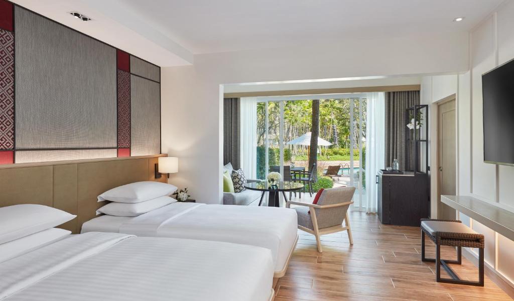 Postel nebo postele na pokoji v ubytování Hyatt Regency Hua Hin
