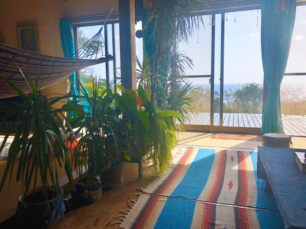 Rõdu või terrass majutusasutuses 銀河荘-Galaxy Guesthouse 12歳以下不可