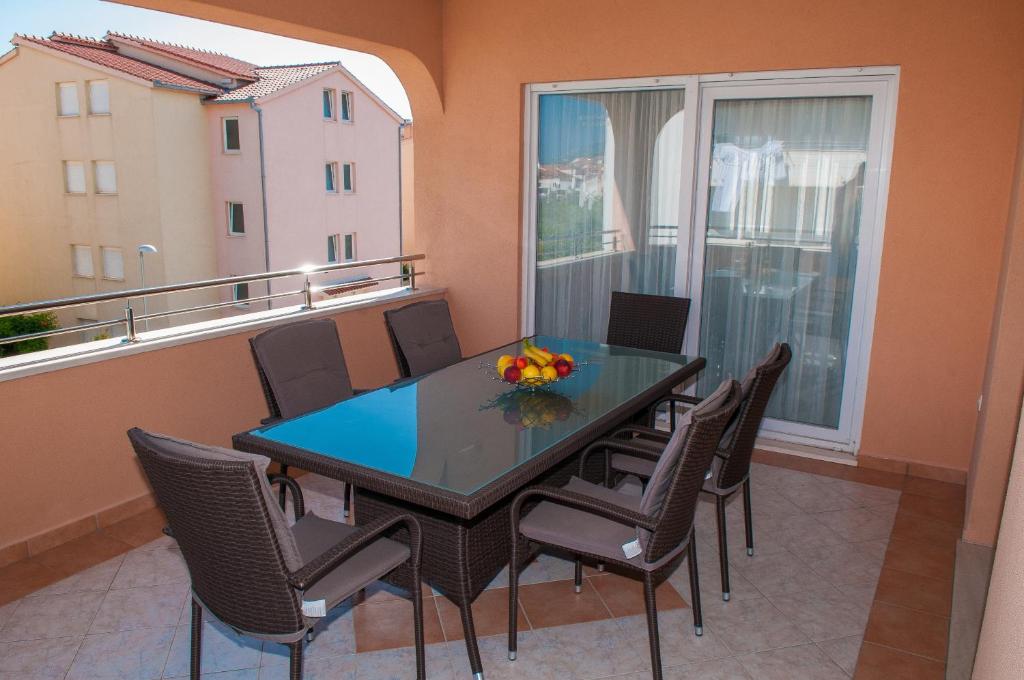 Balkón nebo terasa v ubytování Apartments Anita