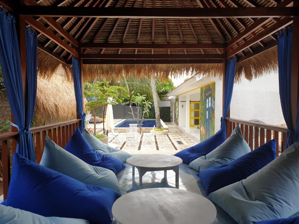 Posezení v ubytování Nipah Villas
