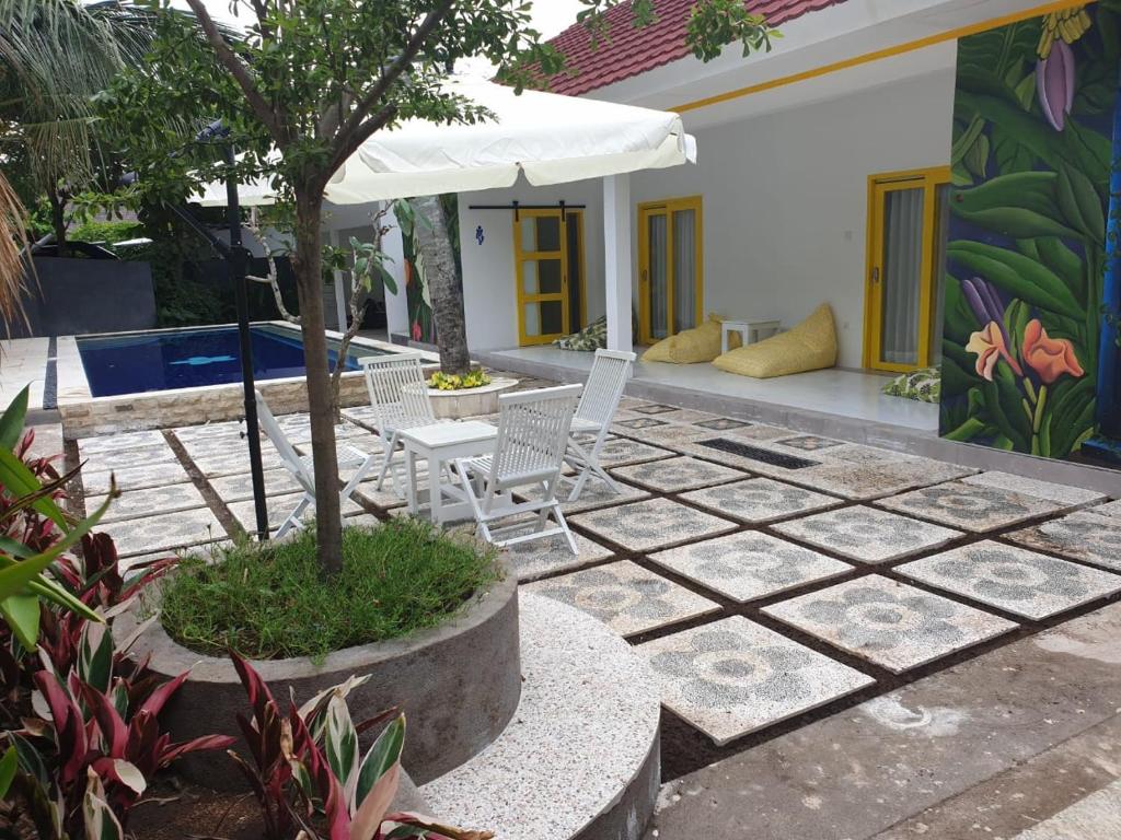 Zahrada ubytování Nipah Villas