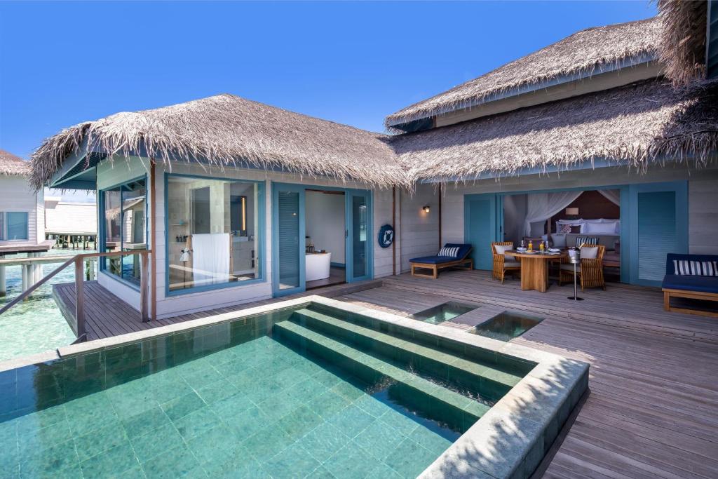 Raffles Maldives overwater villa