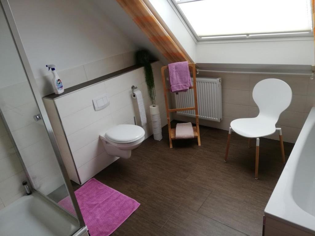 Koupelna v ubytování Ferienwohnung Rita