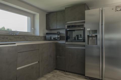 Kuchyň nebo kuchyňský kout v ubytování Ferienwohnung Buchenberg