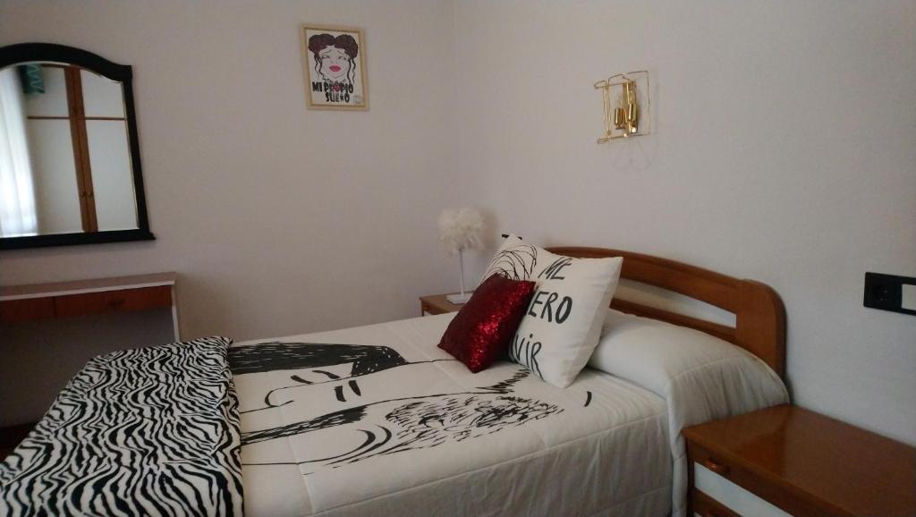 Postel nebo postele na pokoji v ubytování Hostal "Los Chanos el Ruso"