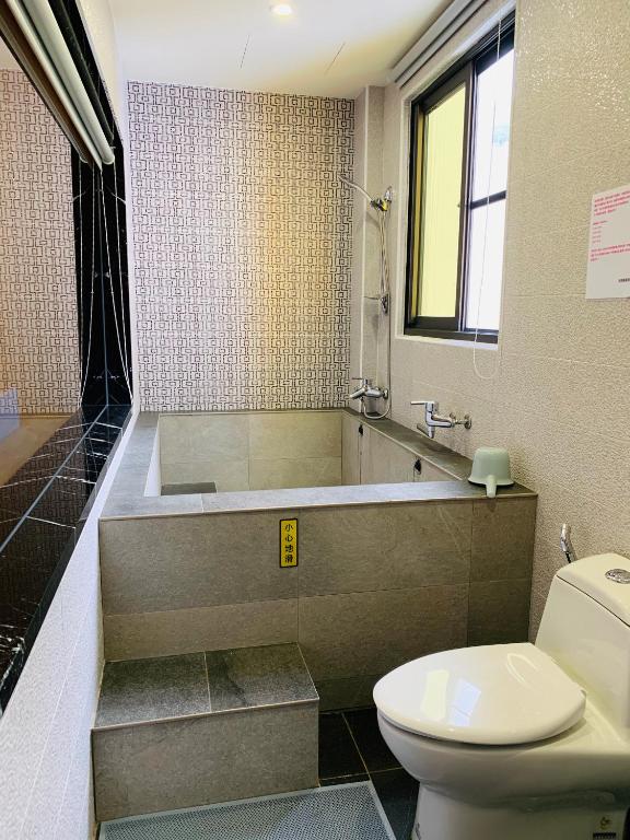 Koupelna v ubytování 日月潭沅居民宿 YUAN JU BOUTIQUE Hotel