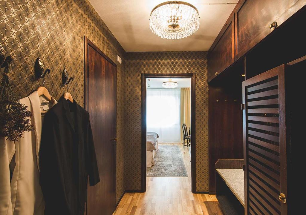 Postel nebo postele na pokoji v ubytování Hotel Bellevue