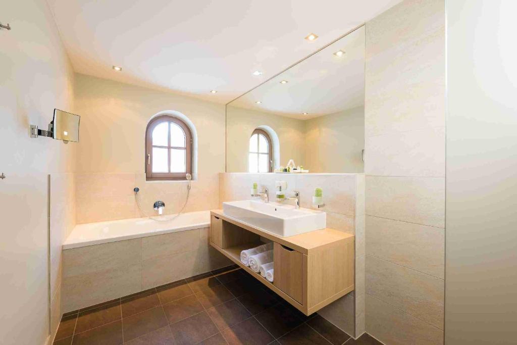 Kúpeľňa v ubytovaní Alpeiner - Nature Resort Tirol