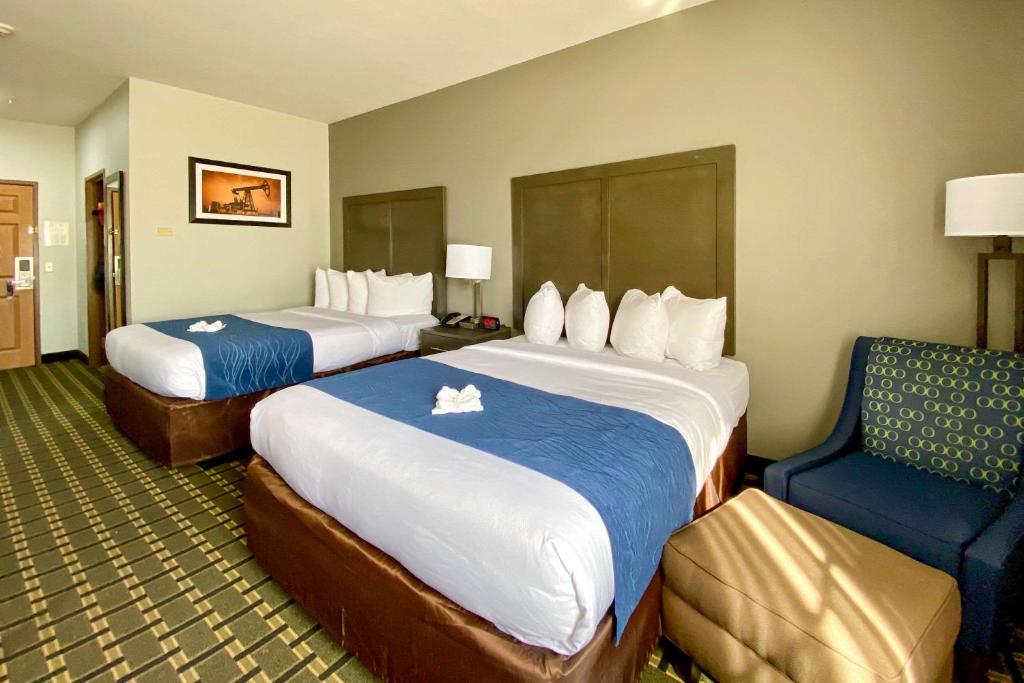 Comfort Inn Owasso – Tulsa - Habitación Con 2 Camas Grandes - No Fumadores