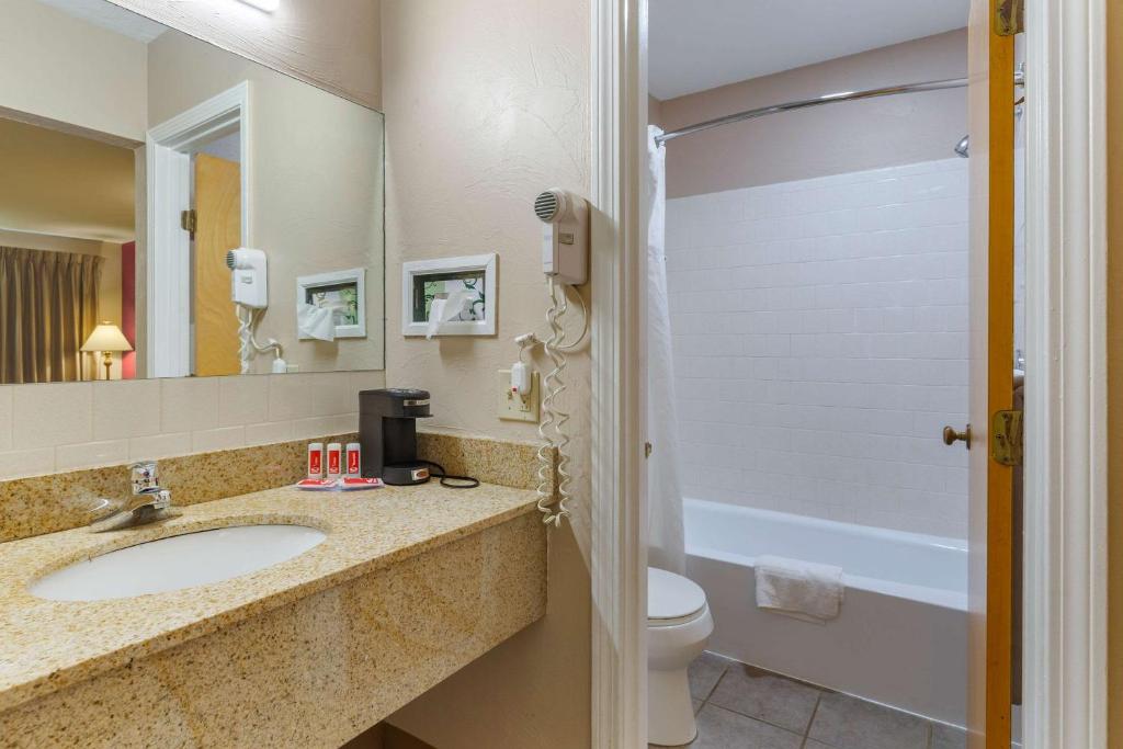Ein Badezimmer in der Unterkunft Econo Lodge Sturbridge Route 20