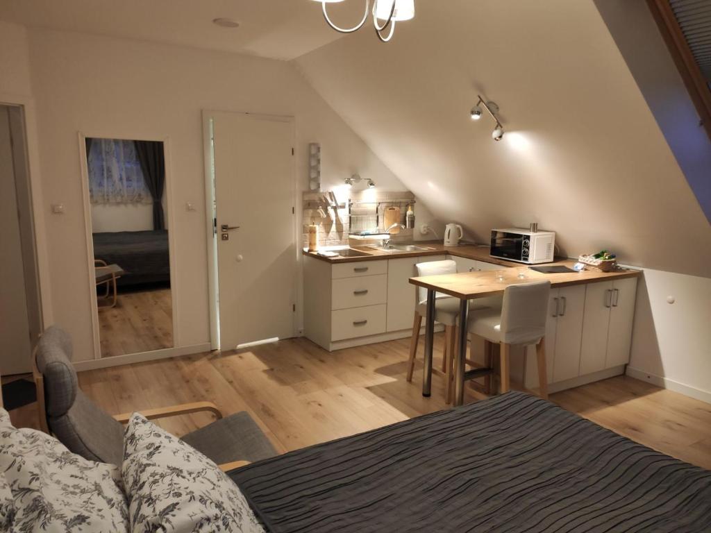 Kuchyňa alebo kuchynka v ubytovaní Pietrzak Apartments