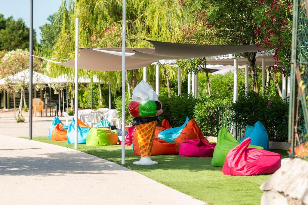 Zahrada ubytování Camping Toscolano
