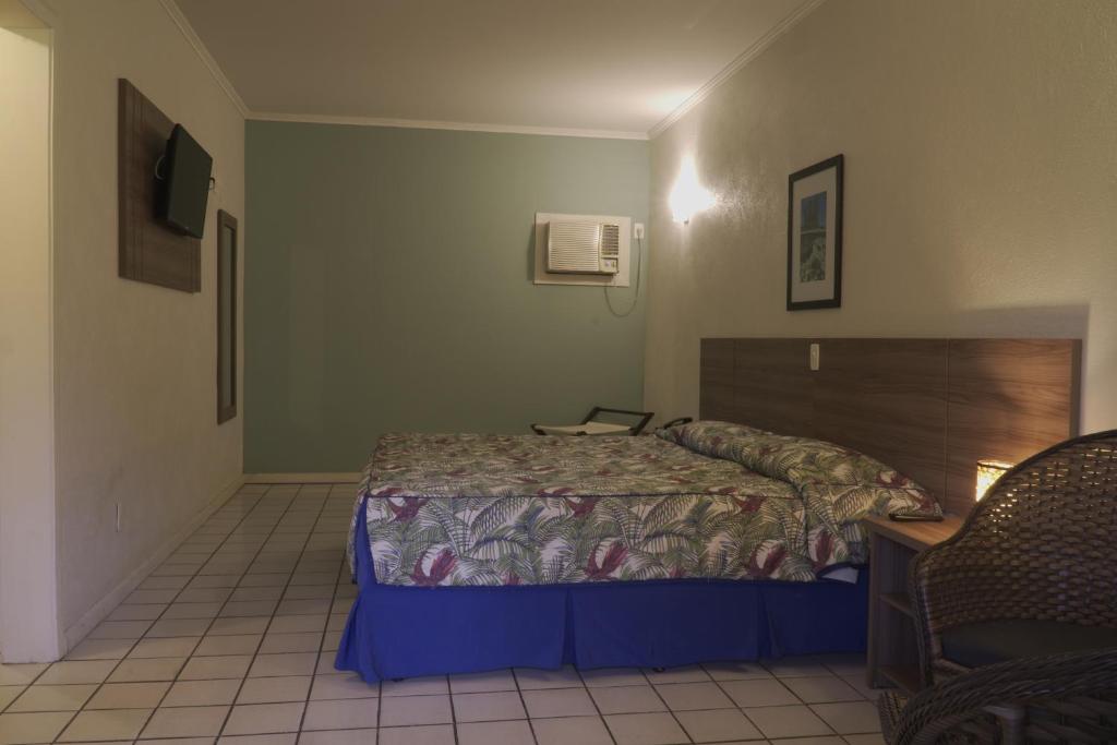 Cama ou camas em um quarto em Hotel do Bosque ECO Resort