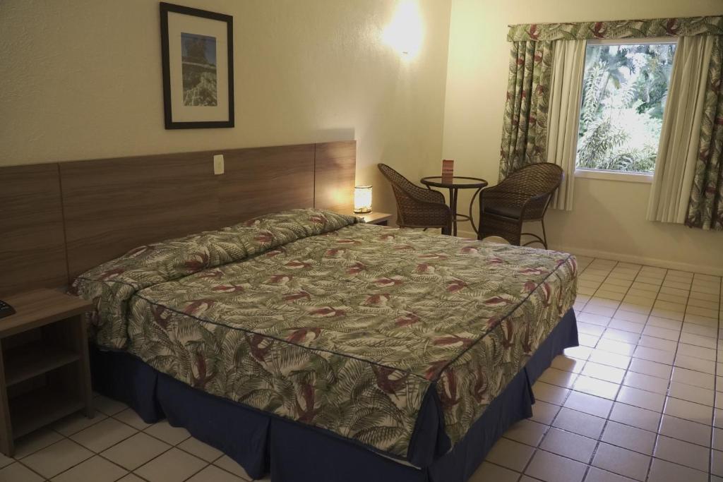 Cama ou camas em um quarto em Hotel do Bosque ECO Resort