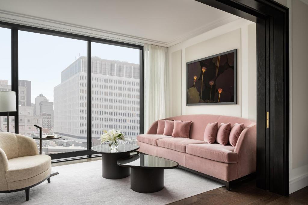 Posezení v ubytování Four Seasons Hotel Montreal