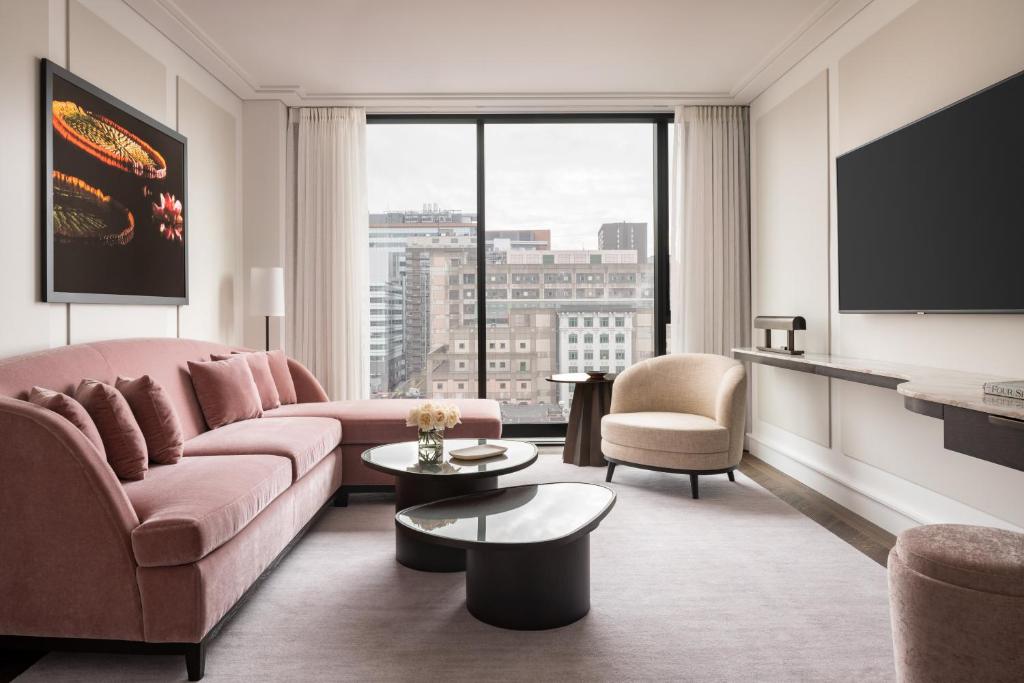 Posezení v ubytování Four Seasons Hotel Montreal