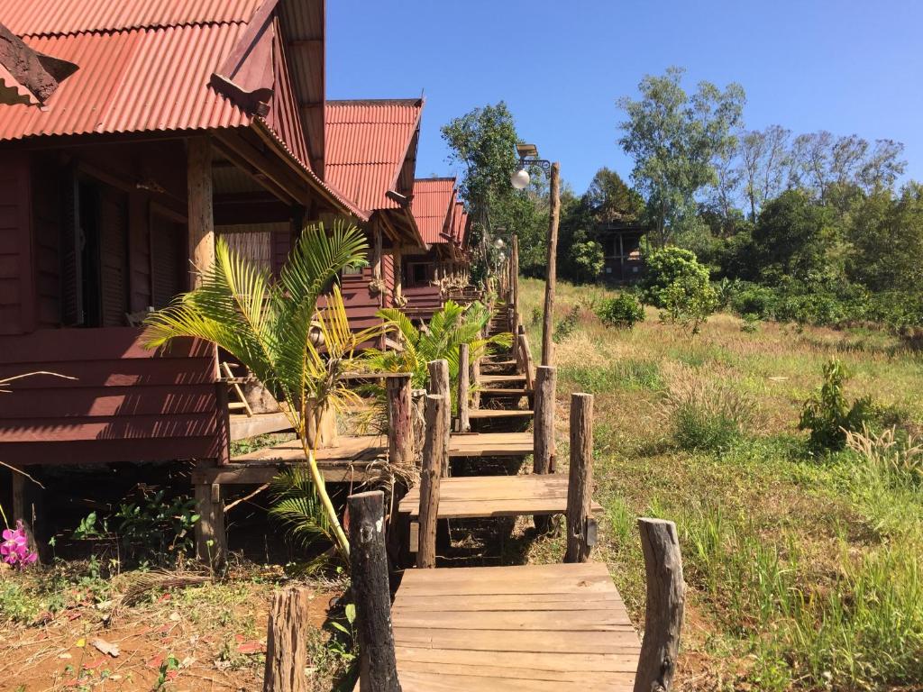 Zahrada ubytování Tree Lodge