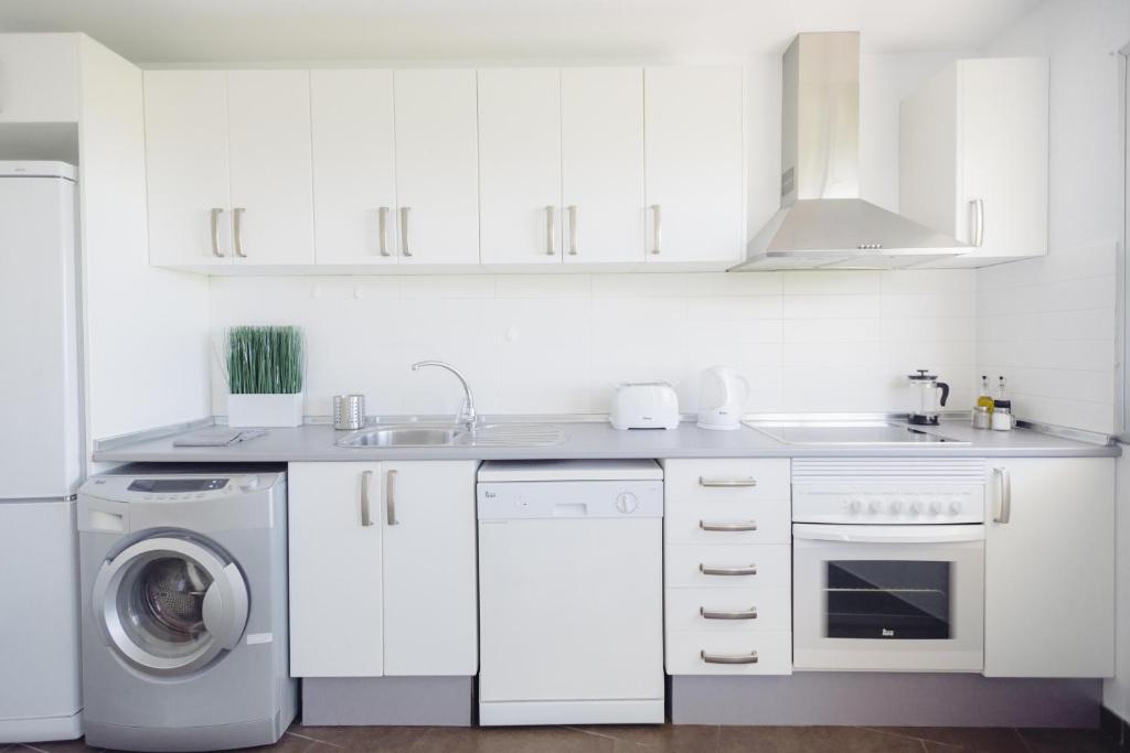 Cuisine ou kitchenette dans l'établissement Cornisa Apartments