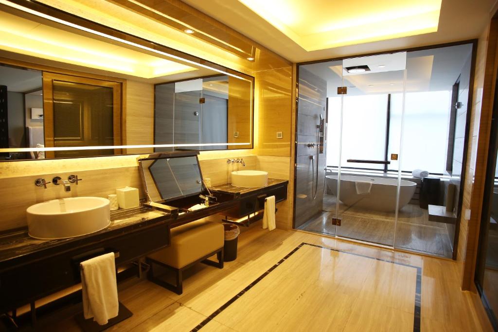 Koupelna v ubytování Tangla Hotel Tianjin