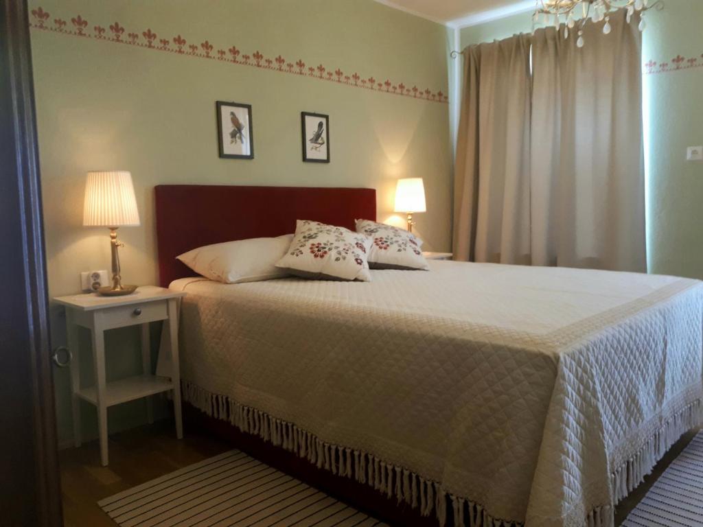 Postel nebo postele na pokoji v ubytování Villa Katarina