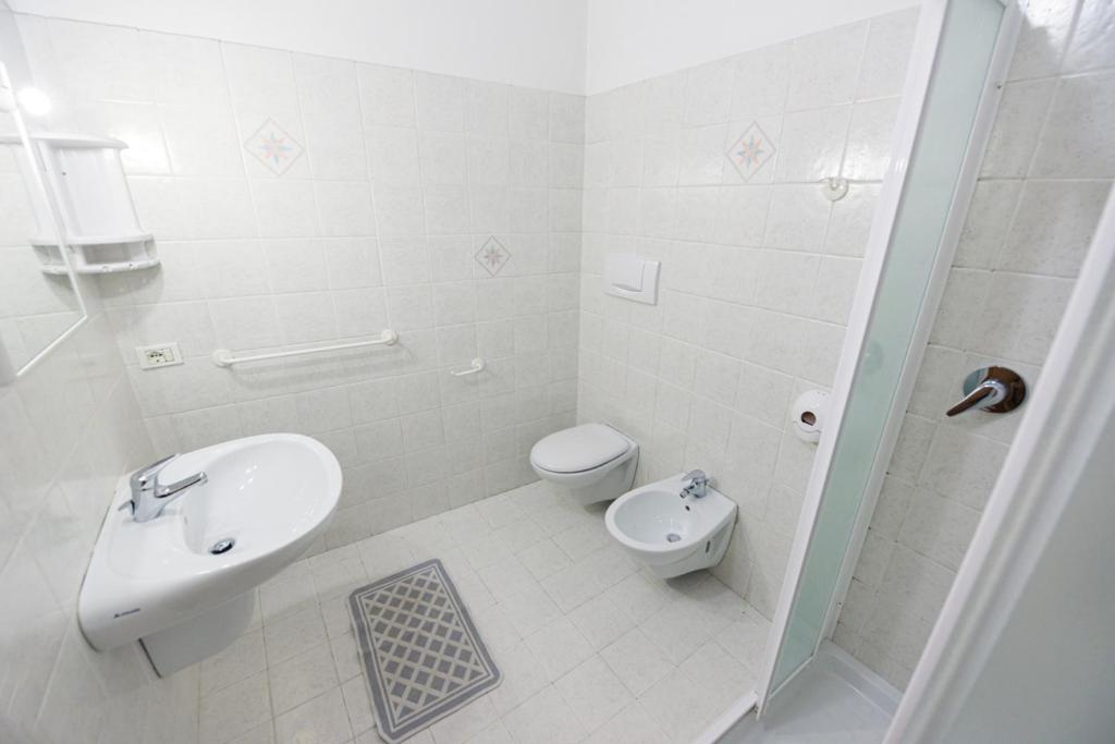 Koupelna v ubytování Agriturismo Salizzoni