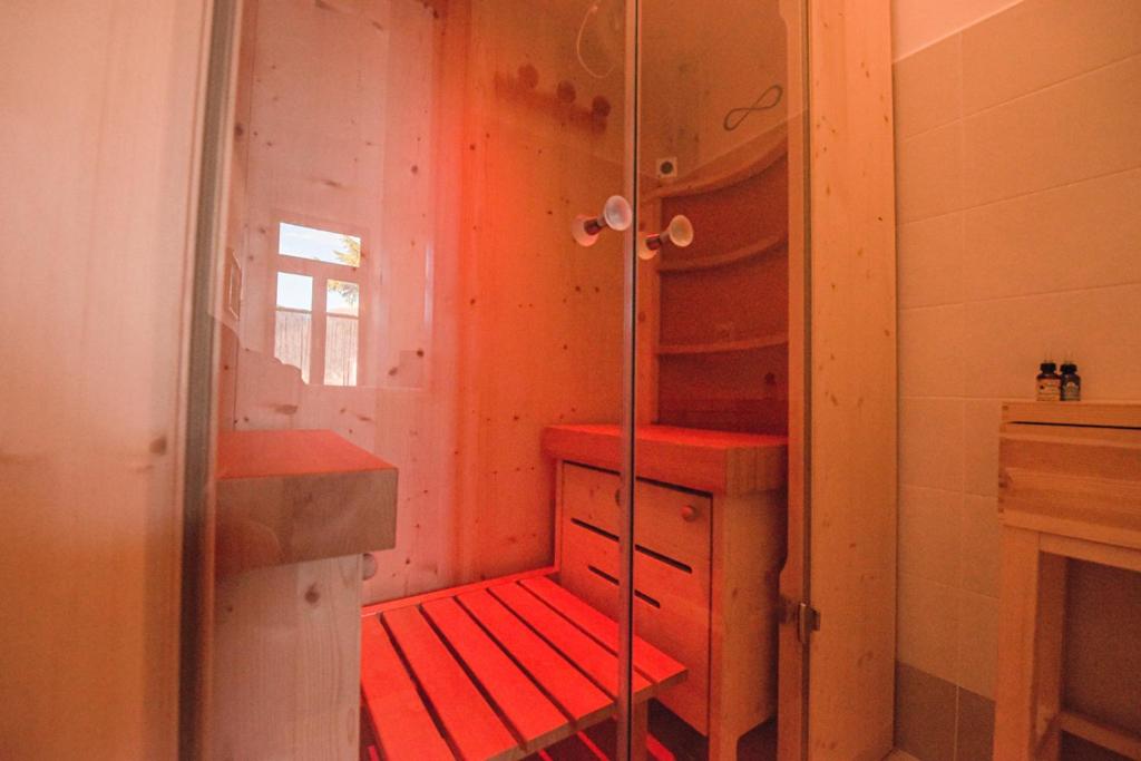 Koupelna v ubytování Agriturismo Salizzoni