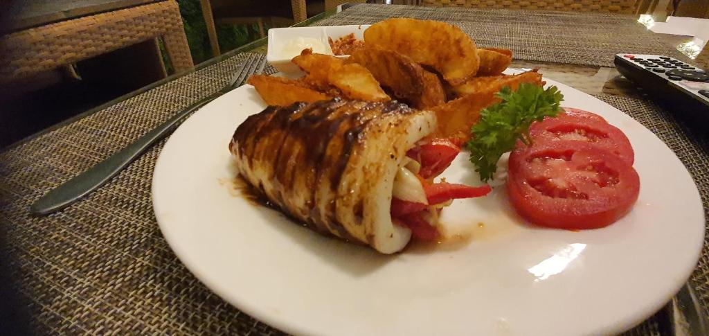 酒店内部或周边提供的食物