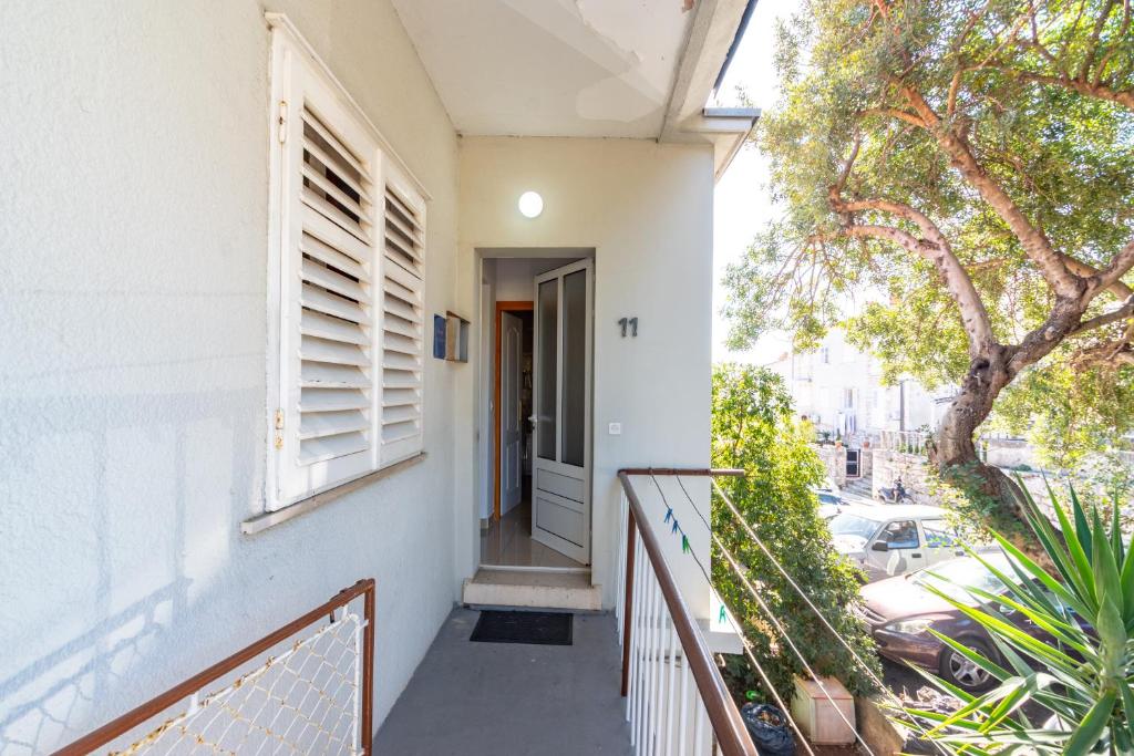 Balkón nebo terasa v ubytování Apartments Peco
