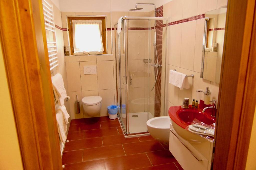 Koupelna v ubytování Dream Hotel