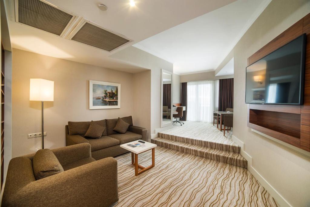 Posezení v ubytování Radisson Hotel President Old Town Istanbul