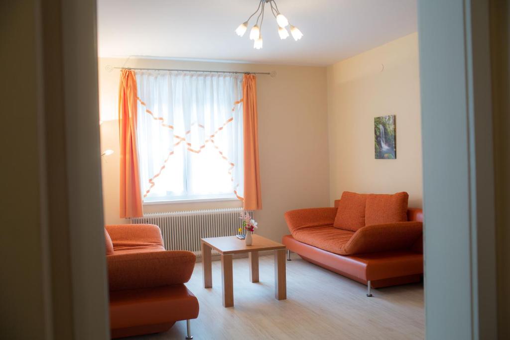 Posezení v ubytování Gästehaus Krappinger/Pizzeria Mamma Mia