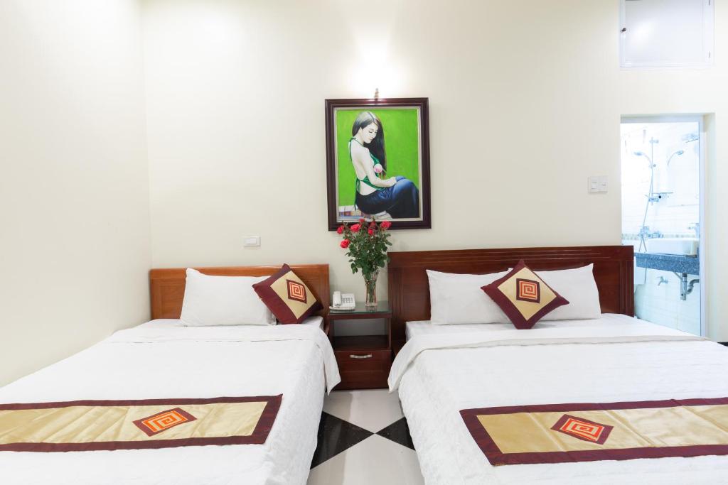 Postel nebo postele na pokoji v ubytování Titanic 2 Hotel
