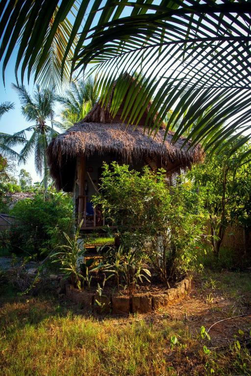 Zahrada ubytování Retro Kampot Guesthouse