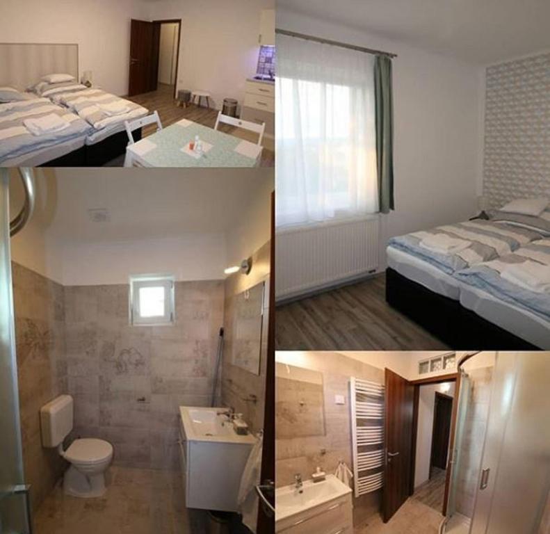 Kúpeľňa v ubytovaní Szent Iván Apartman