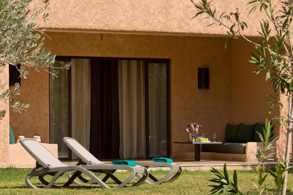 Zahrada ubytování Oasis lodges