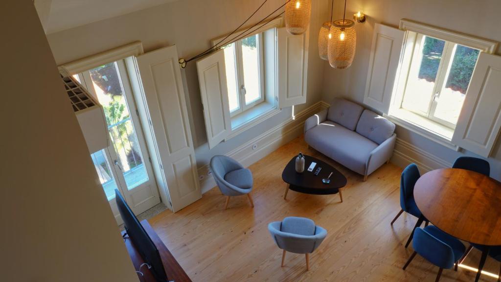 Posezení v ubytování Aparthotel Oporto Palace