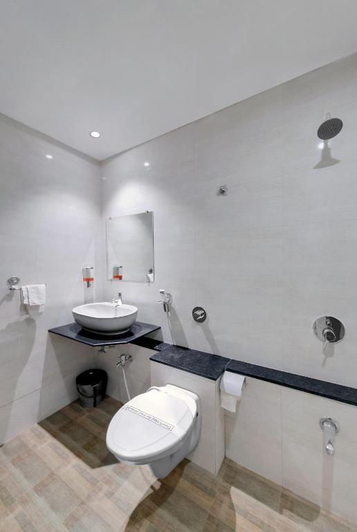 Koupelna v ubytování HOTEL SHITAL INN
