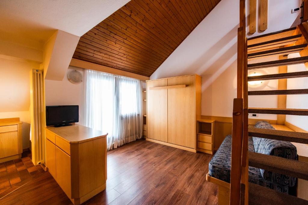 TV o dispositivi per l'intrattenimento presso Residence Contrin