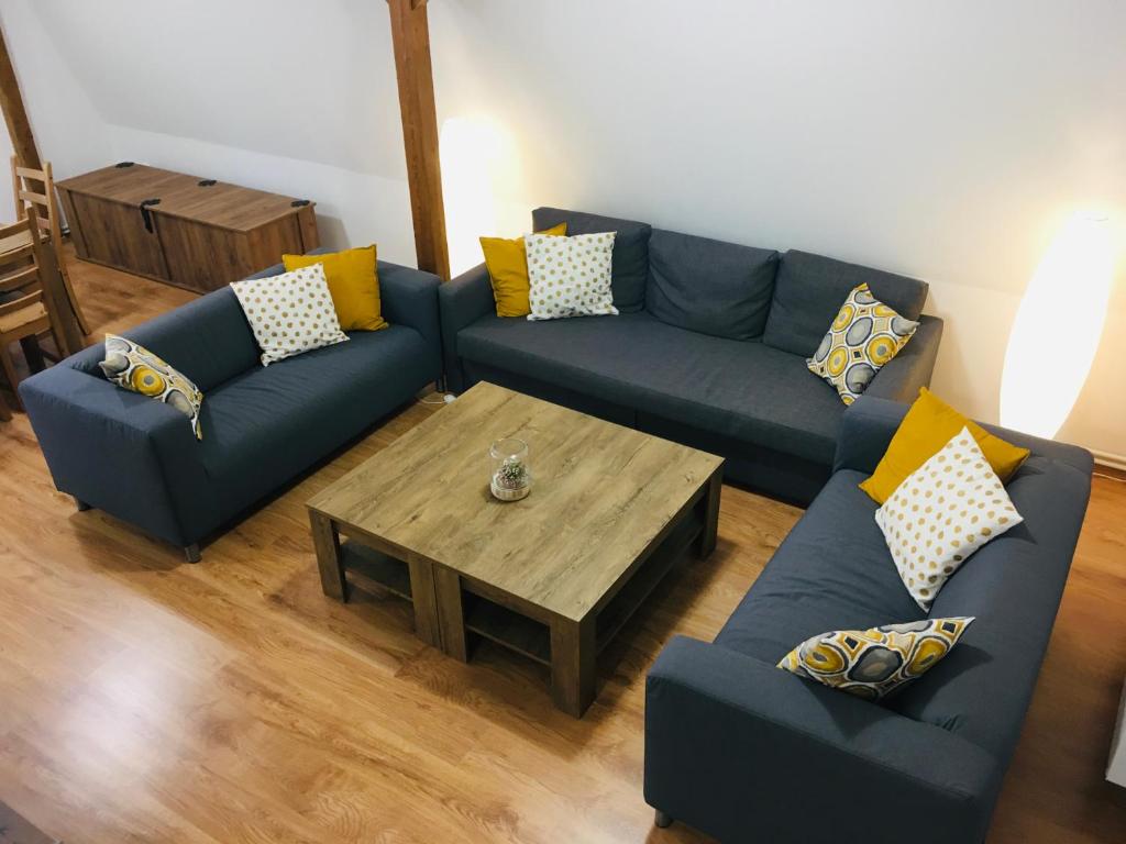 Posezení v ubytování Apartmány Rychtaříkovi