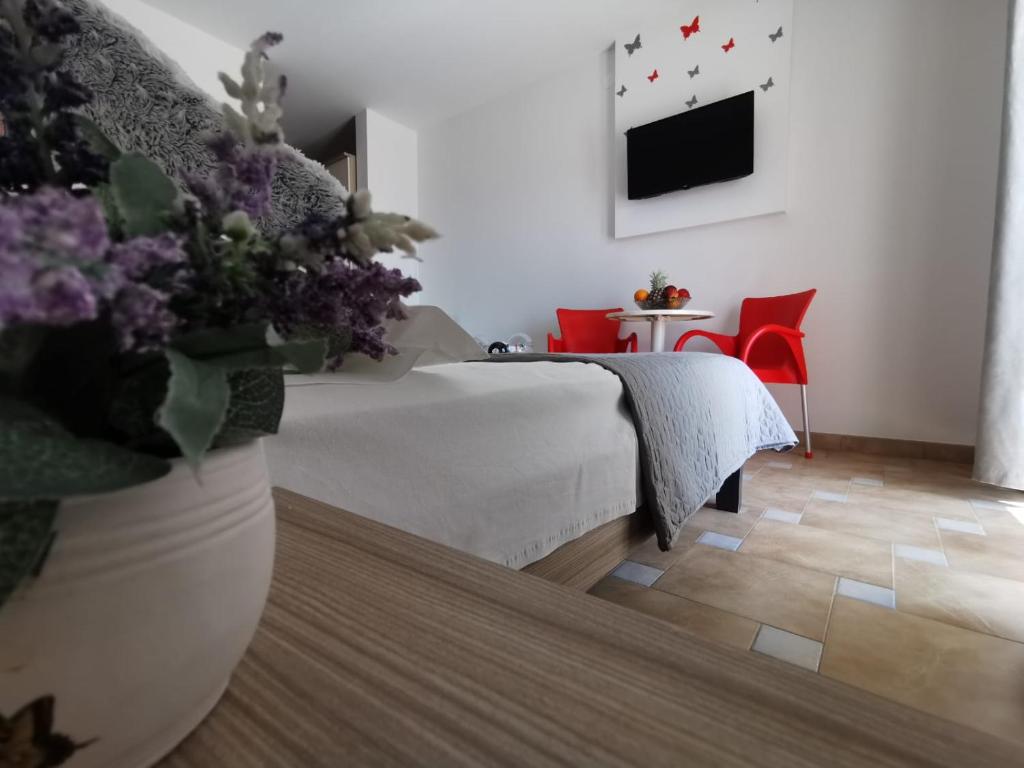TV a/nebo společenská místnost v ubytování Villa Šimović