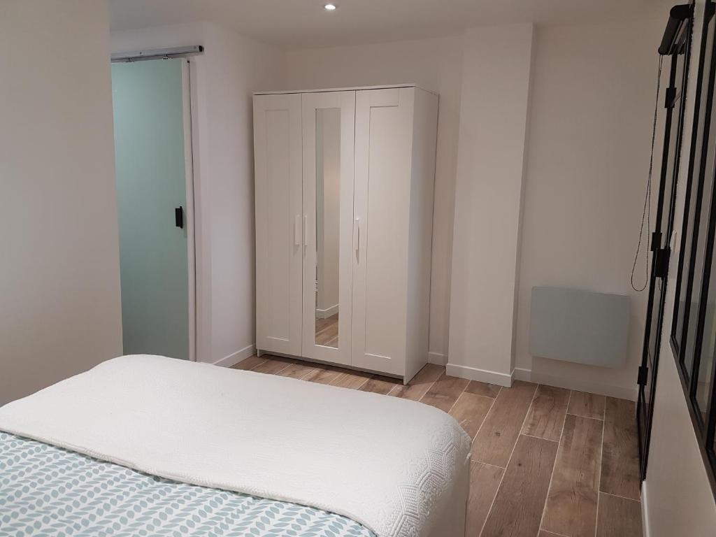 Postel nebo postele na pokoji v ubytování Gîte Las Colina