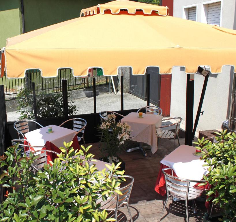 Restaurace v ubytování Albergo Ristorante Fratte