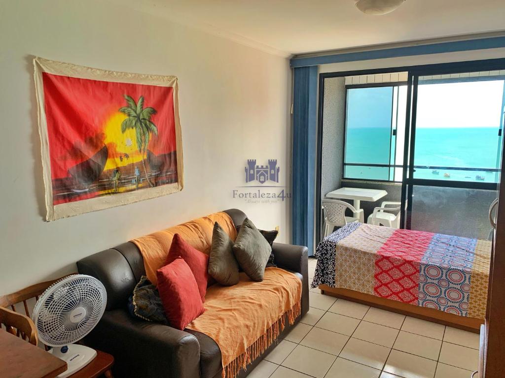  Apartamento com 2 quartos e vista para o mar