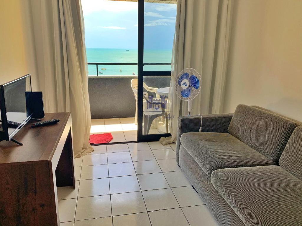  Apartamento com 2 quartos e vista para o mar
