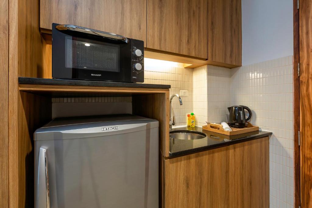 Kuchyň nebo kuchyňský kout v ubytování Sunwing Kamala Beach