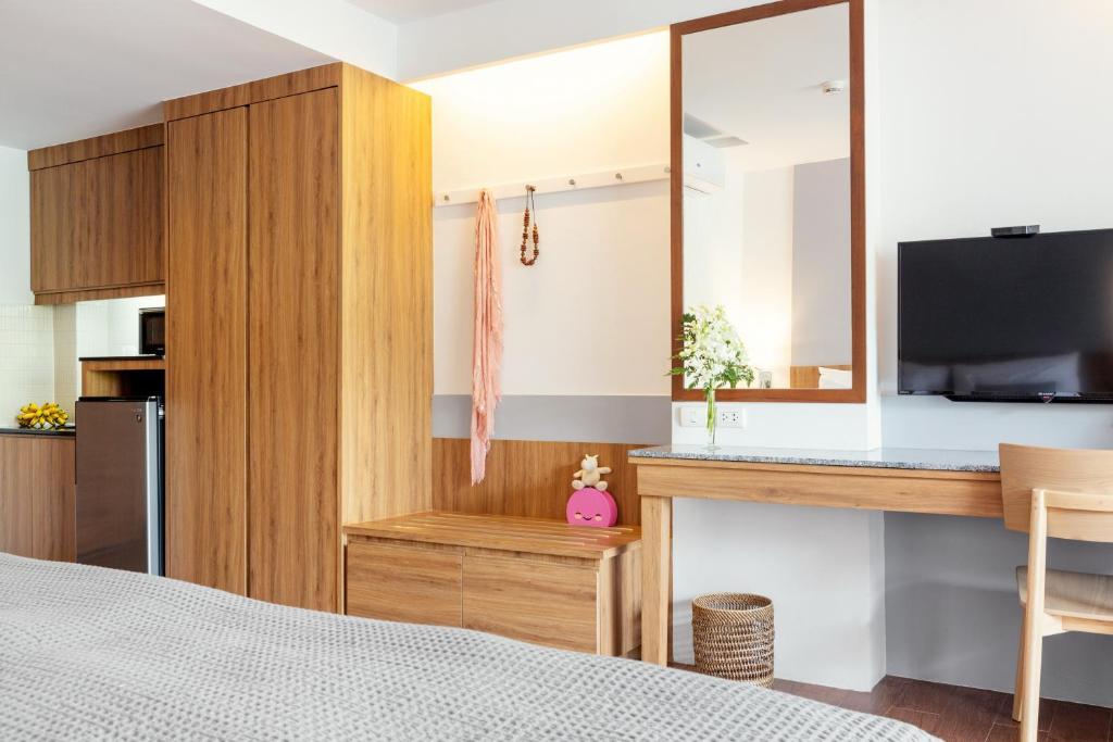 TV a/nebo společenská místnost v ubytování Sunwing Kamala Beach