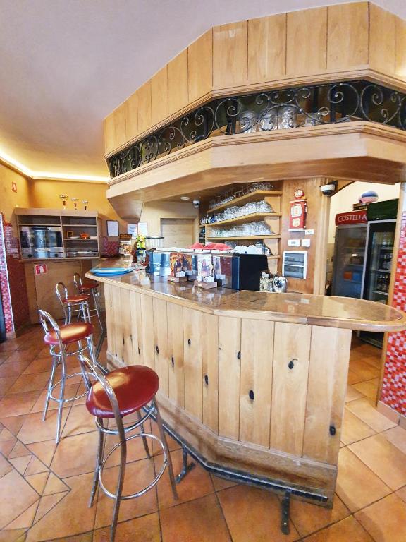 Lounge nebo bar v ubytování Hostel Novak