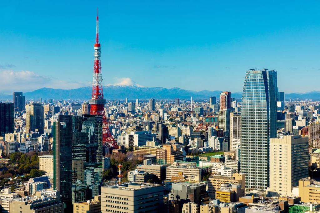 Nespecifikovaný výhled na destinaci Tokio nebo výhled na město při pohledu z hotelu