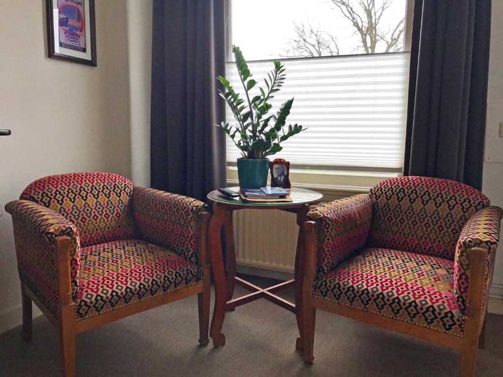 Posezení v ubytování B&B De Postoari Terschelling